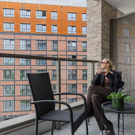 Apartmán Glow - Zurawie Przy Stocznia & Rooftop, Mlode Gdaňsk