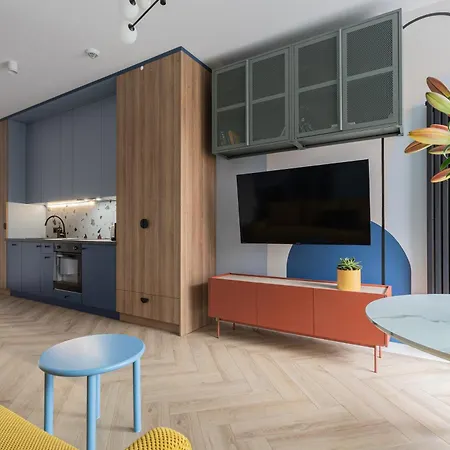 Apartmán Glow - Zurawie Przy Stocznia & Rooftop, Mlode *